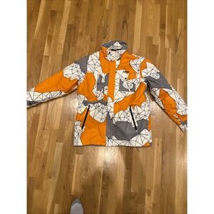 Y2K Orage Ski Snowboard Jacket Mens XL White Insulated Winter Coat Water Proof